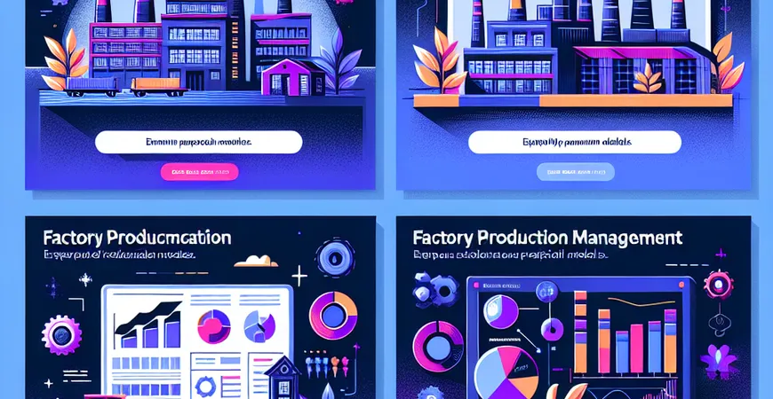  ERP软件如何助力工厂生产管理？4个实用模式分享